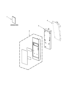 Part Location Diagram of W10625367 Whirlpool PANL-CNTRL