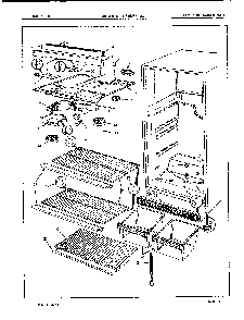 03 - Fresh Food Compartment Diagram and Parts List for RB19FA-1A  Whirlpool Refrigerator
