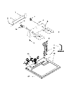 Top and console parts Diagram and Parts List for 110C60122510  Kenmore Dryer