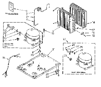 Unit Parts Diagram and Parts List for 42853204  Whirlpool Dehumidifier