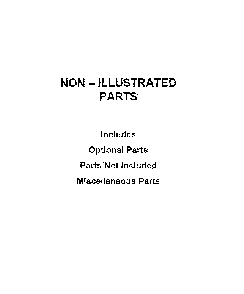 Optional parts (not included) Diagram and Parts List for WOD51ES4ES02  Whirlpool Wall Oven