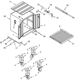 Modular Gearbox Parts Diagram and Parts List for GAGB272DLG00,GAGB272DLR00  Whirlpool Range