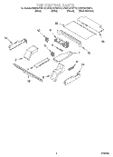 TOP VENTING, OPTIONAL Diagram and Parts List for KEBS107DBS10  KitchenAid Wall Oven