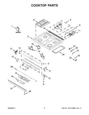 Part Location Diagram of W11339755 Whirlpool Range Touch Control Panel Assembly (Stainless)