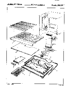 03 - Freezer Compartment Diagram and Parts List for RB21JA-4A  Whirlpool Refrigerator