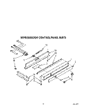 REFRIGERATOR CONTROL PANEL Diagram and Parts List for KSSS48DAW01  KitchenAid Refrigerator