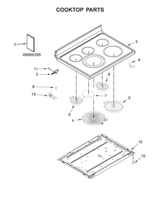 Part Location Diagram of W10629300 Whirlpool HARNS-WIRE
