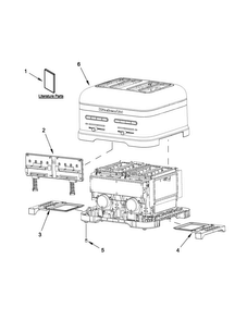 Part Location Diagram of W10642402 Whirlpool TRAY