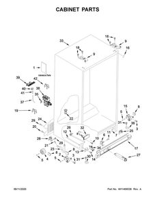 Part Location Diagram of W11239621 Whirlpool Energy guide