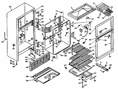 Part Location Diagram of 512105 Whirlpool Rail