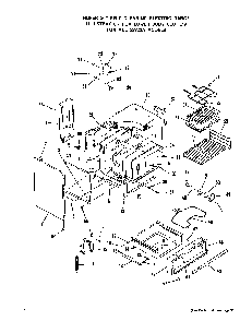 Lower Body Diagram and Parts List for 2382*2A  Roper Range