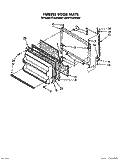 FREEZER DOOR Diagram and Parts List for ET14JMXXN01  Whirlpool Refrigerator