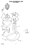BASE AND PEDESTAL UNIT Diagram and Parts List for KV25G0XCY5  KitchenAid Mixer