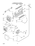 ICE MAKER, OPTIONAL Diagram and Parts List for ED22TEXHW01  Whirlpool Refrigerator