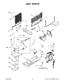 06 - Unit Parts Diagram and Parts List for WRF560SMHV05  Whirlpool Refrigerator
