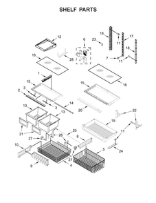 Part Location Diagram of P1KL6S1 Whirlpool PRO PRSERV