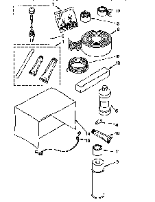 Optional Diagram and Parts List for 1069752571  Kenmore Air Conditioner