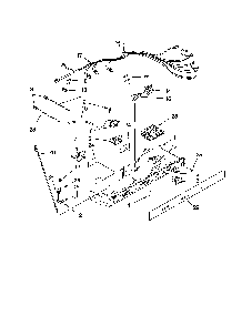 Control Diagram and Parts List for 10658982801  Kenmore Refrigerator