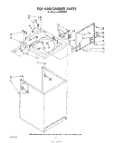 TOP AND CABINET, LITERATURE AND OPTIONAL Diagram and Parts List for LA5800XSW0  Whirlpool Washer