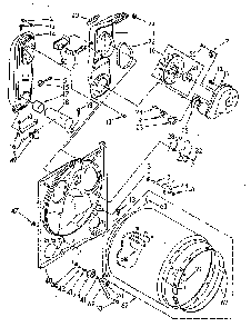 Bulkhead Diagram and Parts List for LG7801XSN1  Whirlpool Dryer