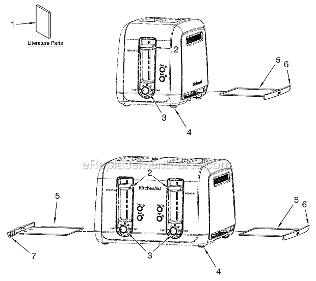 Page A Diagram and Parts List for KMT211 Series 0 KitchenAid Miscellaneous