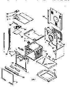 Oven Diagram and Parts List for KEBS107DBAL2  KitchenAid Wall Oven