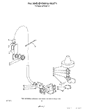 FILL AND OVERFILL Diagram and Parts List for 4KPDI620T2  KitchenAid Dishwasher