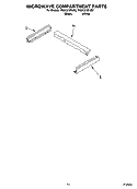 MICROWAVE COMPARTMENT PARTS Diagram and Parts List for YGSC278PJQ2  Whirlpool Microwave Oven Combo