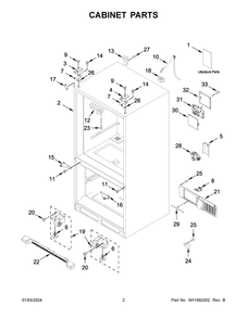 Part Location Diagram of W11647525 Whirlpool Energy Guide