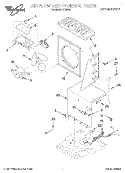 SECTION Diagram and Parts List for AD25G0  Whirlpool Dehumidifier