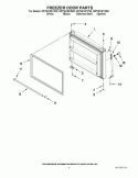 Part Location Diagram of WPW10469912 Whirlpool Door Trim