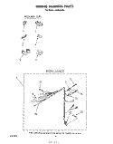 WIRING HARNESS Diagram and Parts List for LA5300XSW0  Whirlpool Washer