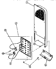 10 - Heater Box Assembly Originally On Elec Dryer Diagram and Parts List for CE4317L2  Whirlpool Washer