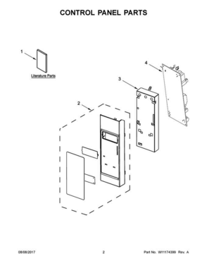 Part Location Diagram of W11127851 Whirlpool CNTRL-ELEC