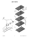 UNIT PARTS Diagram and Parts List for EV200FXBQ00  Whirlpool Freezer