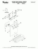 Part Location Diagram of W10300675 Whirlpool Vent - White