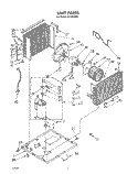 Part Location Diagram of 858239 Whirlpool BLADE, FAN
