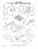 UNIT PARTS Diagram and Parts List for ED2FHEXVB01  Whirlpool Refrigerator