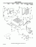 UNIT PARTS Diagram and Parts List for WSF26D5EXL00  Whirlpool Refrigerator