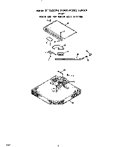 Power Lock Diagram and Parts List for F9027*0  Roper Range