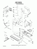 UNIT PARTS Diagram and Parts List for KRK55BRANA3  KitchenAid Refrigerator
