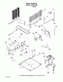 UNIT PARTS Diagram and Parts List for ET8WTEXVQ02  Whirlpool Refrigerator