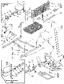 Unit Diagram and Parts List for ET20AKXSF07  Whirlpool Refrigerator