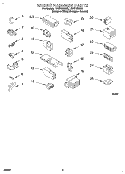 WIRING HARNESS Diagram and Parts List for LBR6133DQ0  Whirlpool Washer