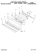 CONTROL PANEL, LIT/OPTIONAL Diagram and Parts List for KEBS278ABL0  KitchenAid Wall Oven