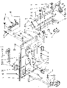 Controls And Rear Panel Diagram and Parts List for LA5300XTN0  Whirlpool Washer