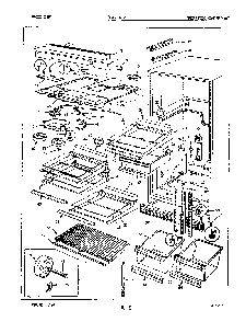 03 - Fresh Food Compartment Diagram and Parts List for RB17FA-3A  Whirlpool Refrigerator