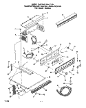 Part Location Diagram of 320938 Whirlpool 2454X0A, 1A Models