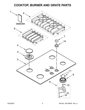 Part Location Diagram of W11100532 Whirlpool INSTRUCTIONS, LP CONVERSION
