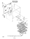 OVEN , LITERATURE AND OPTIONAL Diagram and Parts List for RF363PXPT1  Whirlpool Range